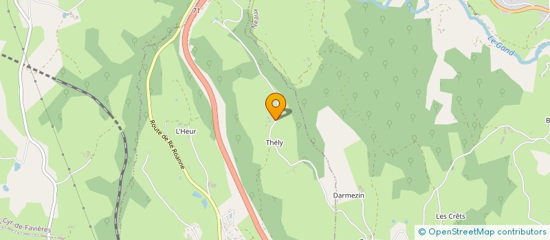 localisation de l'entreprise MADAME JESSICA VAN DEN TOL  VENDRANGES