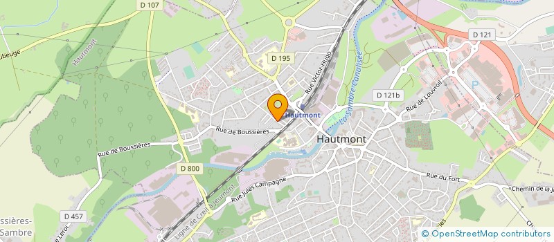 localisation de l'entreprise MADAME JESSICA VANBRABANT  HAUTMONT