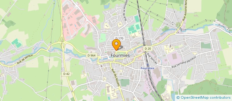 localisation de l'entreprise MADAME JESSICA VANCANNEYT  FOURMIES