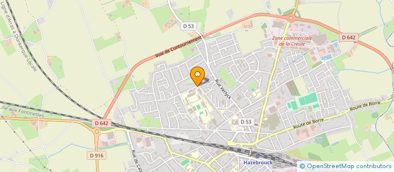 localisation de l'entreprise MADAME JESSICA VANDENBUSSCHE à HAZEBROUCK