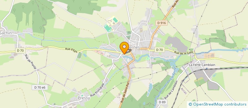 localisation de l'entreprise MADAME JESSICA VANDEWEGHE  PERNES