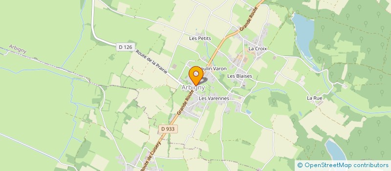 localisation de l'entreprise MADAME JESSICA VANNIER  ARBIGNY