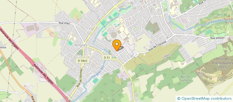 localisation de l'entreprise MADAME JESSICA VANTREPOTTE  AVION