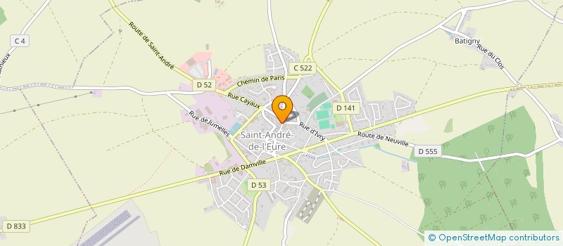 localisation de l'entreprise MADAME JESSICA VAUX  SAINT-ANDRE-DE-L'EURE