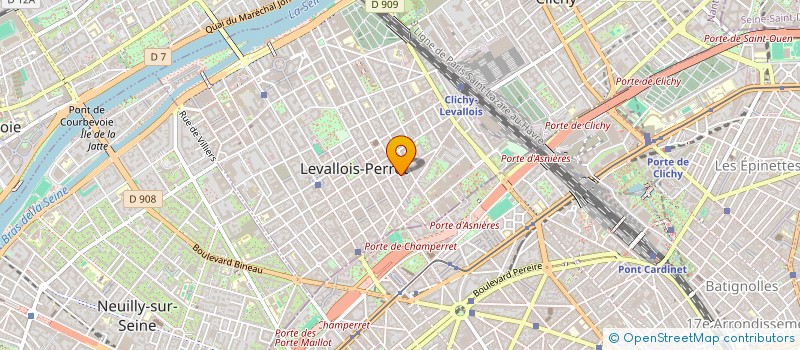localisation de l'entreprise MADAME JESSICA VENTURA à LEVALLOIS-PERRET