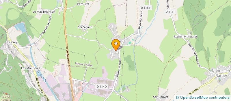 localisation de l'entreprise MADAME JESSICA VERDUNO  SAINT-HONORE