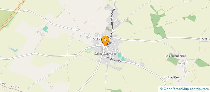localisation de l'entreprise MADAME JESSICA VEYSSIERE  SAINT-SAUVANT