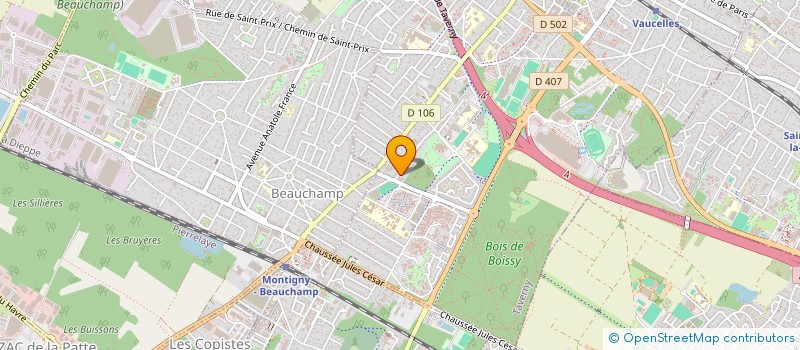 localisation de l'entreprise MADAME JESSICA VICAIRE  TAVERNY