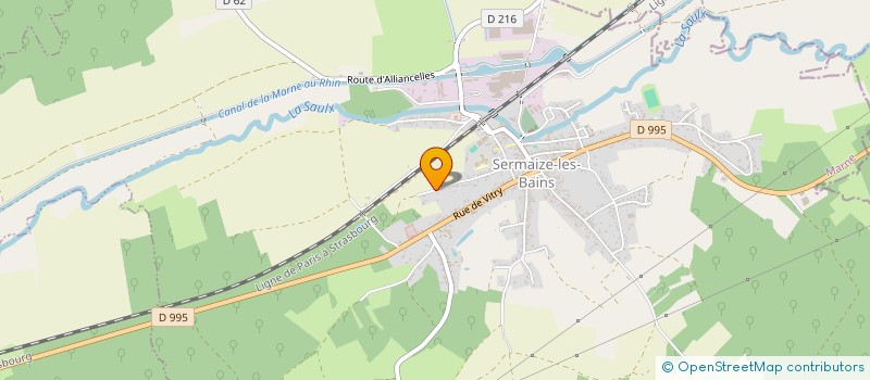 localisation de l'entreprise MADAME JESSICA VIOLE  SERMAIZE-LES-BAINS