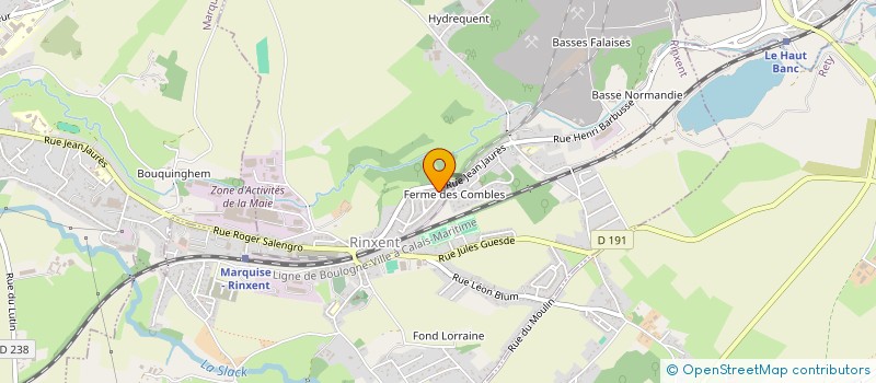 localisation de l'entreprise MADAME JESSICA VITSE  RINXENT