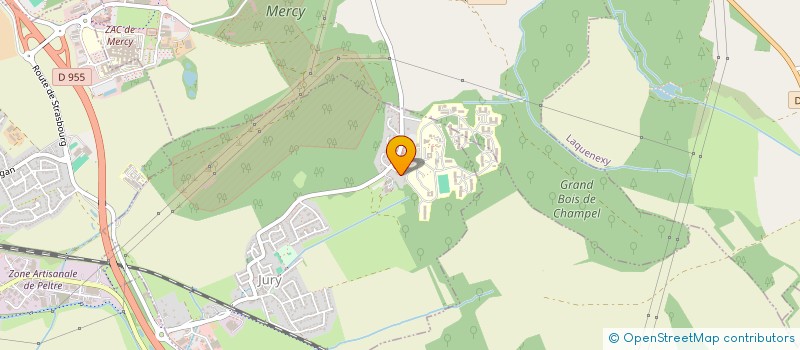 localisation de l'entreprise MADAME JESSICA WALLIAN  JURY