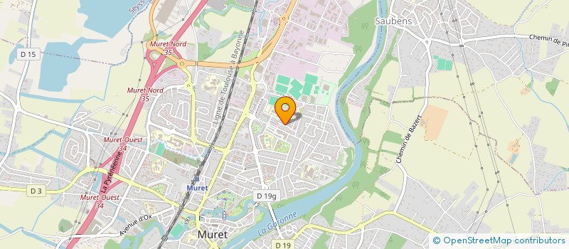 localisation de l'entreprise MADAME JESSICA WEINBERG  MURET