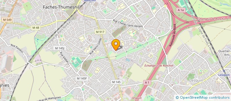 localisation de l'entreprise MADAME JESSICA WIBAUX  RONCHIN