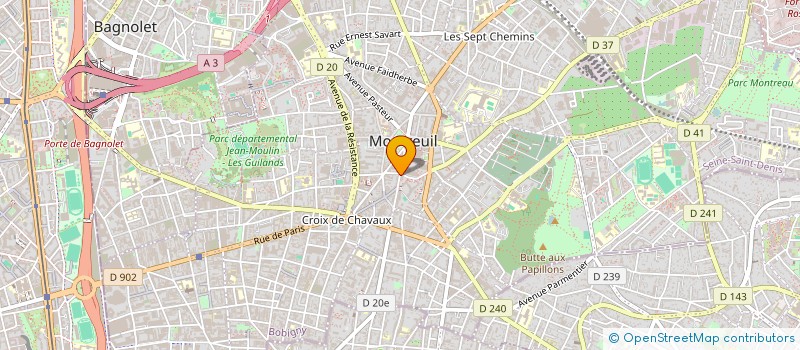 localisation de l'entreprise MADAME JESSICA WINTER à MONTREUIL