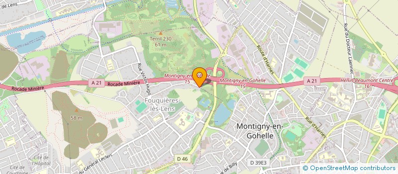 localisation de l'entreprise MADAME JESSICA WIRTH  FOUQUIERES-LES-LENS