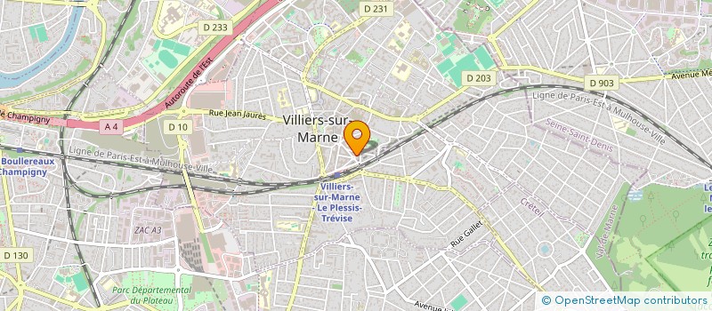 localisation de l'entreprise MADAME JESSICA YAO à VILLIERS-SUR-MARNE