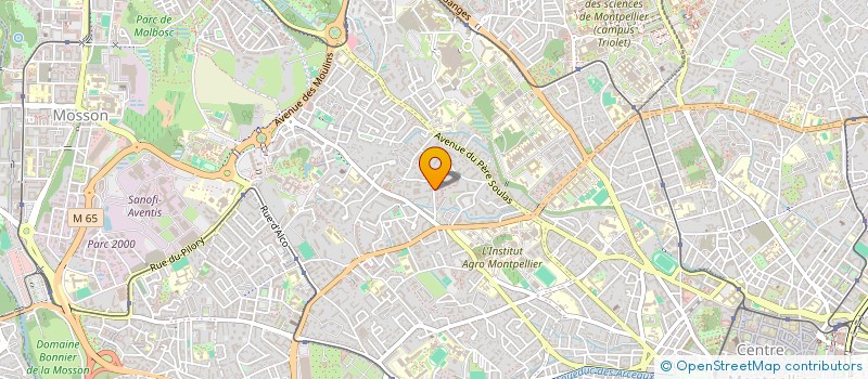 localisation de l'entreprise MADAME JESSICA ZANARDELLI à MONTPELLIER
