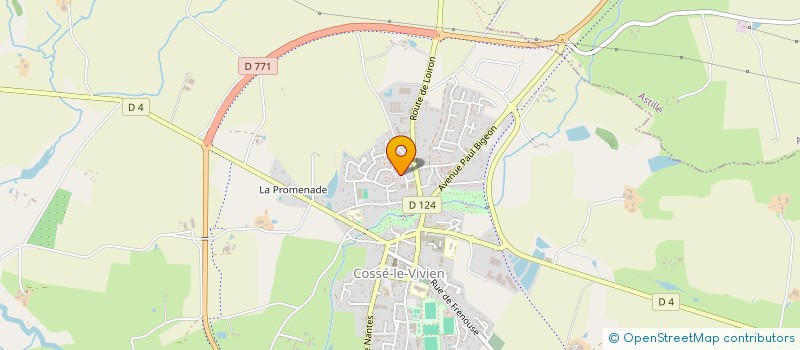 localisation de l'entreprise MADAME JESSICKA LUCIEN  COSSE-LE-VIVIEN