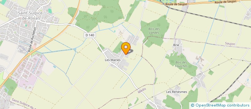localisation de l'entreprise MADAME JESSIE ADAMSKI à SAINT-SULPICE-DE-ROYAN