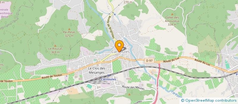 localisation de l'entreprise MADAME JESSIE AVENEL  CARNOULES