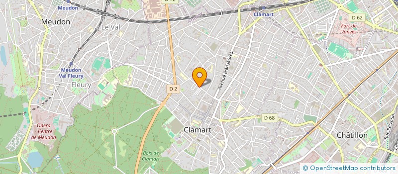 localisation de l'entreprise MADAME JESSIE BELMO à CLAMART