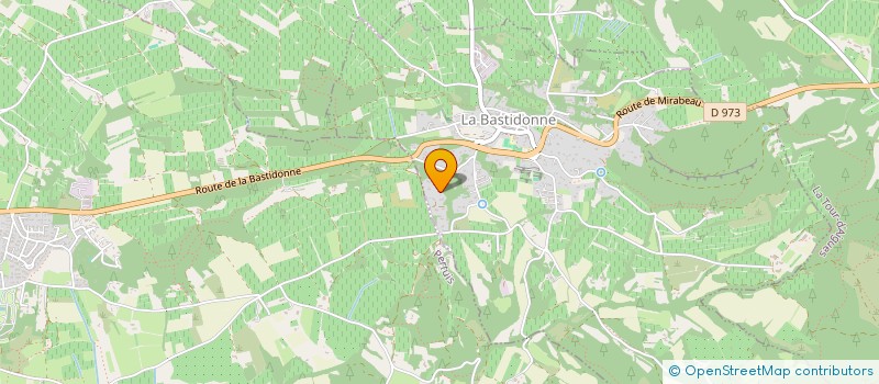 localisation de l'entreprise MADAME JESSIE BOREL  LA BASTIDONNE