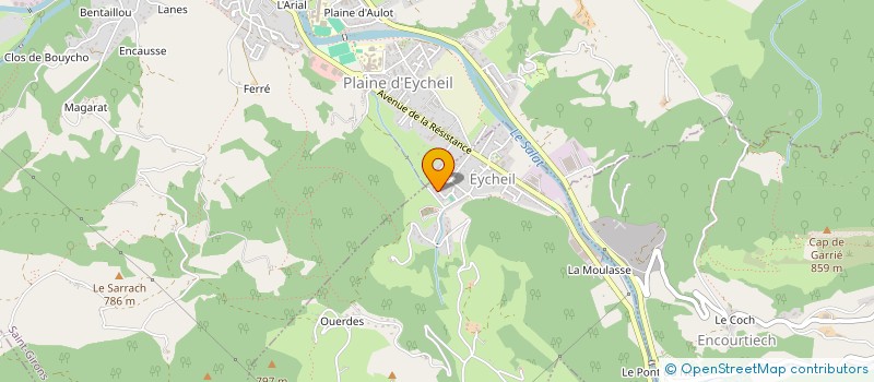 localisation de l'entreprise MADAME JESSIE BOUSSARD à EYCHEIL