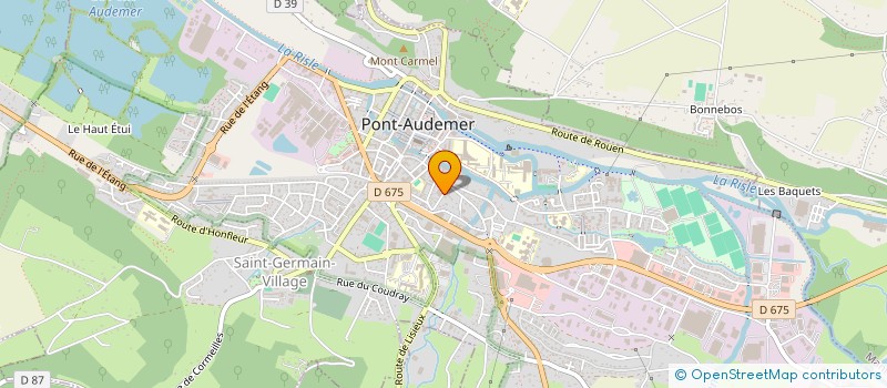 localisation de l'entreprise MADAME JESSIE CHENEL  PONT-AUDEMER