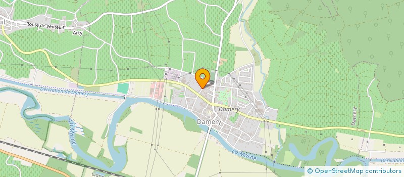 localisation de l'entreprise MADAME JESSIE DASSE  DAMERY