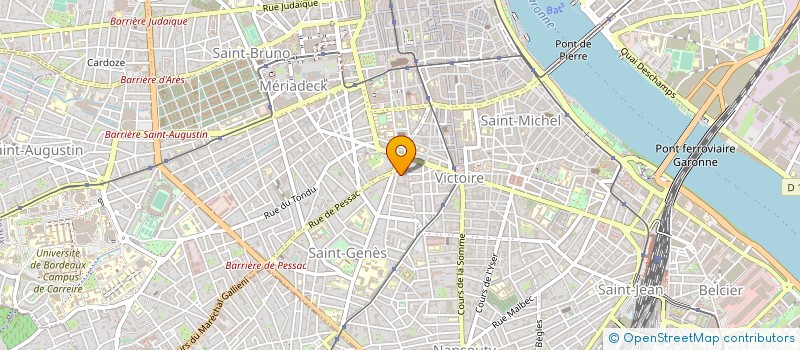 localisation de l'entreprise MADAME JESSIE DELOUBES GIRESSE  BORDEAUX