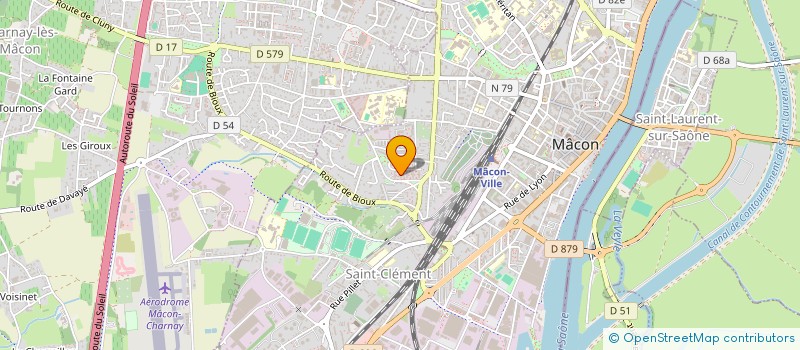 localisation de l'entreprise MADAME JESSIE DESBROSSES  MACON