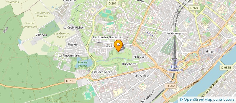 localisation de l'entreprise MADAME JESSIE DULOT  BLOIS