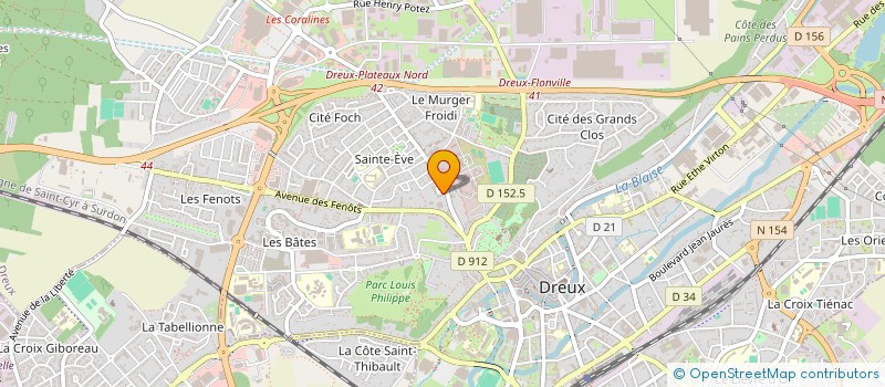 localisation de l'entreprise MADAME JESSIE DUPONT à DREUX