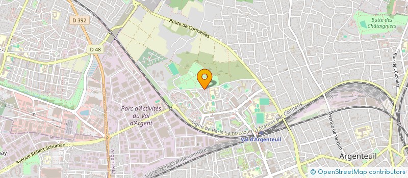 localisation de l'entreprise MADAME JESSIE FERNANDES  ARGENTEUIL