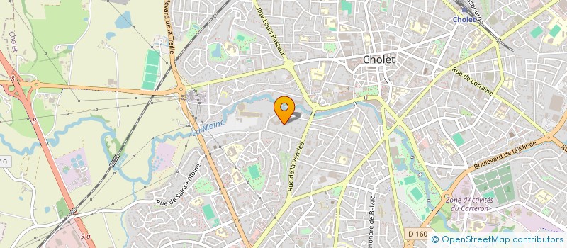 localisation de l'entreprise MADAME JESSIE GABORIEAU à CHOLET