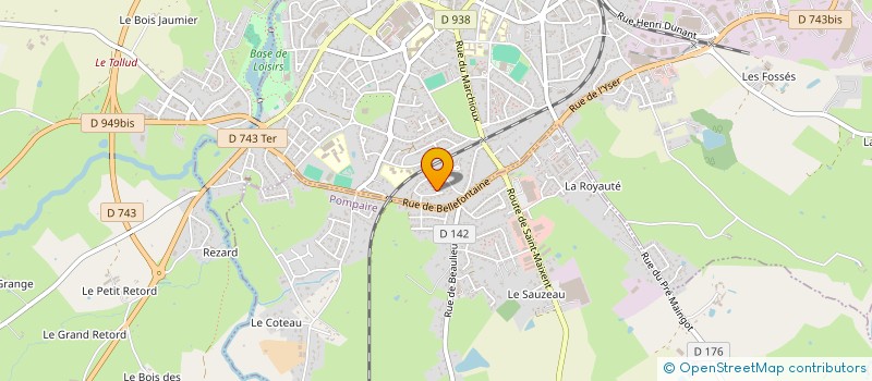 localisation de l'entreprise MADAME JESSIE GARANDEAU  PARTHENAY