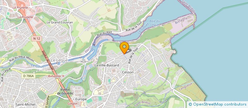 localisation de l'entreprise MADAME JESSIE HILY à SAINT-BRIEUC