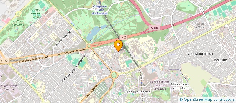 localisation de l'entreprise MADAME JESSIE JUBERT à AULNAY-SOUS-BOIS