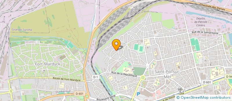 localisation de l'entreprise MADAME JESSIE KINZIGER à DUNKERQUE