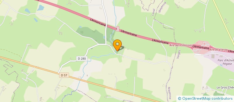 localisation de l'entreprise MADAME JESSIE LANDAIS  SOULGE-SUR-OUETTE