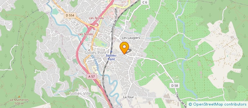 localisation de l'entreprise MADAME JESSIE LE COAT  SOLLIES-PONT