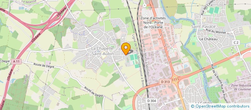 localisation de l'entreprise MADAME JESSIE LEFEBVRE à LA CHAPELLE-SAINT-AUBIN