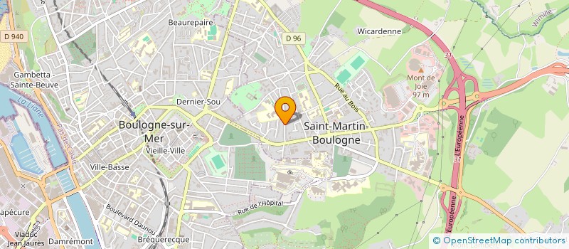 localisation de l'entreprise MADAME JESSIE LEFEBVRE  SAINT-MARTIN-BOULOGNE