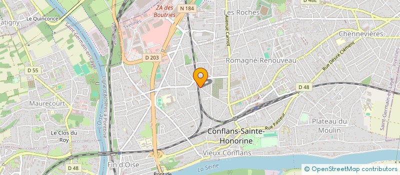 localisation de l'entreprise MADAME JESSIE LEROY  CONFLANS-SAINTE-HONORINE