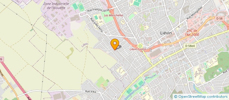 localisation de l'entreprise MADAME JESSIE MARTINCIC  LIEVIN