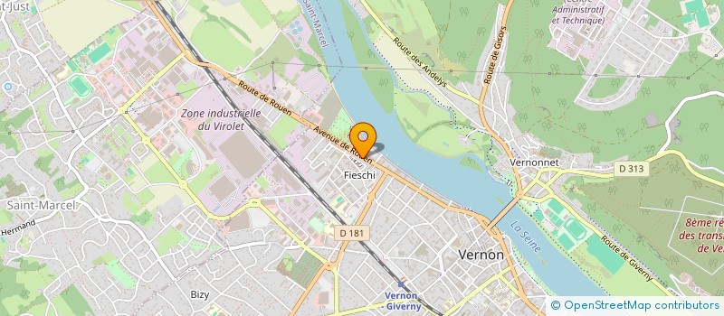 localisation de l'entreprise MADAME JESSIE MICHO  VERNON