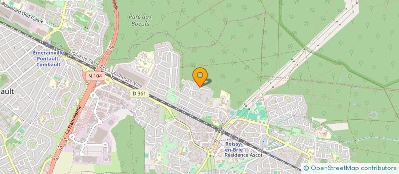 localisation de l'entreprise MADAME JESSIE NOEL  ROISSY-EN-BRIE