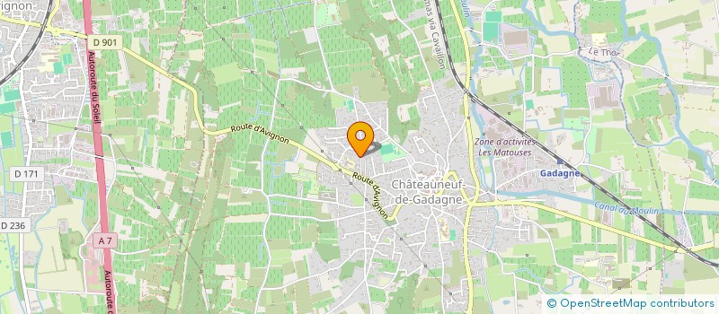 localisation de l'entreprise MADAME JESSIE OLIVARES  CHATEAUNEUF-DE-GADAGNE