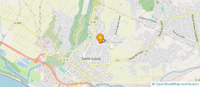 localisation de l'entreprise MADAME JESSIE OULAMA à SAINT-LOUIS