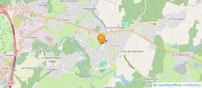 localisation de l'entreprise MADAME JESSIE PICQUE  BOISSEUIL